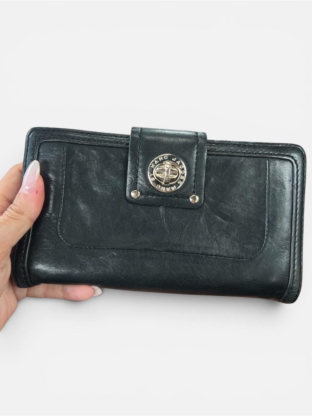 Marc Jacobs Black Leather Long wallet - Picture 2 of 11